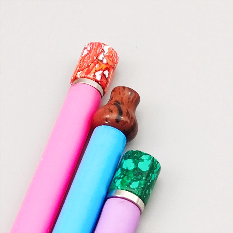 قطعة واحدة من فوهة التدخين 510 - مراجعة Drip Tip Resin وسعره