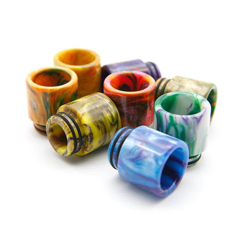 جملة 100 قطعة من رؤوس التنقيط  - مراجعة Drip Tip Resin وسعره